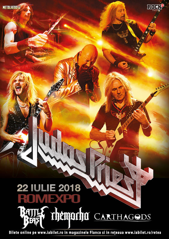 Afis Judas Priest and guests