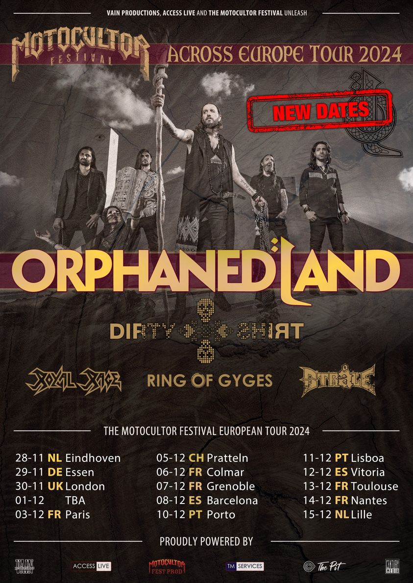Orphaned Land - Dirty Shirt Turneu 2024
